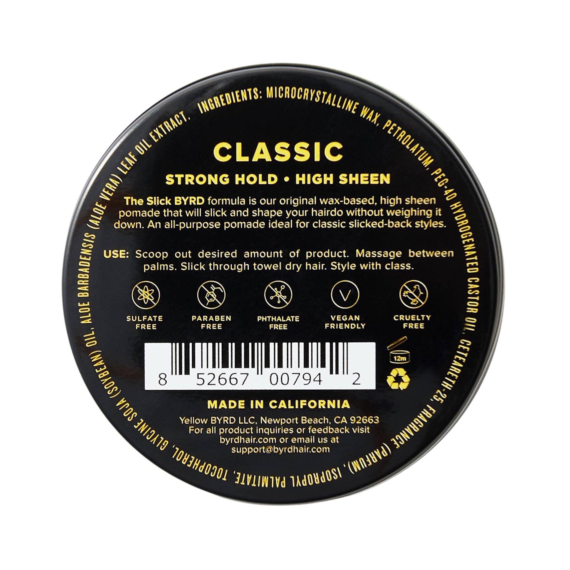 BYRD Classic Pomade