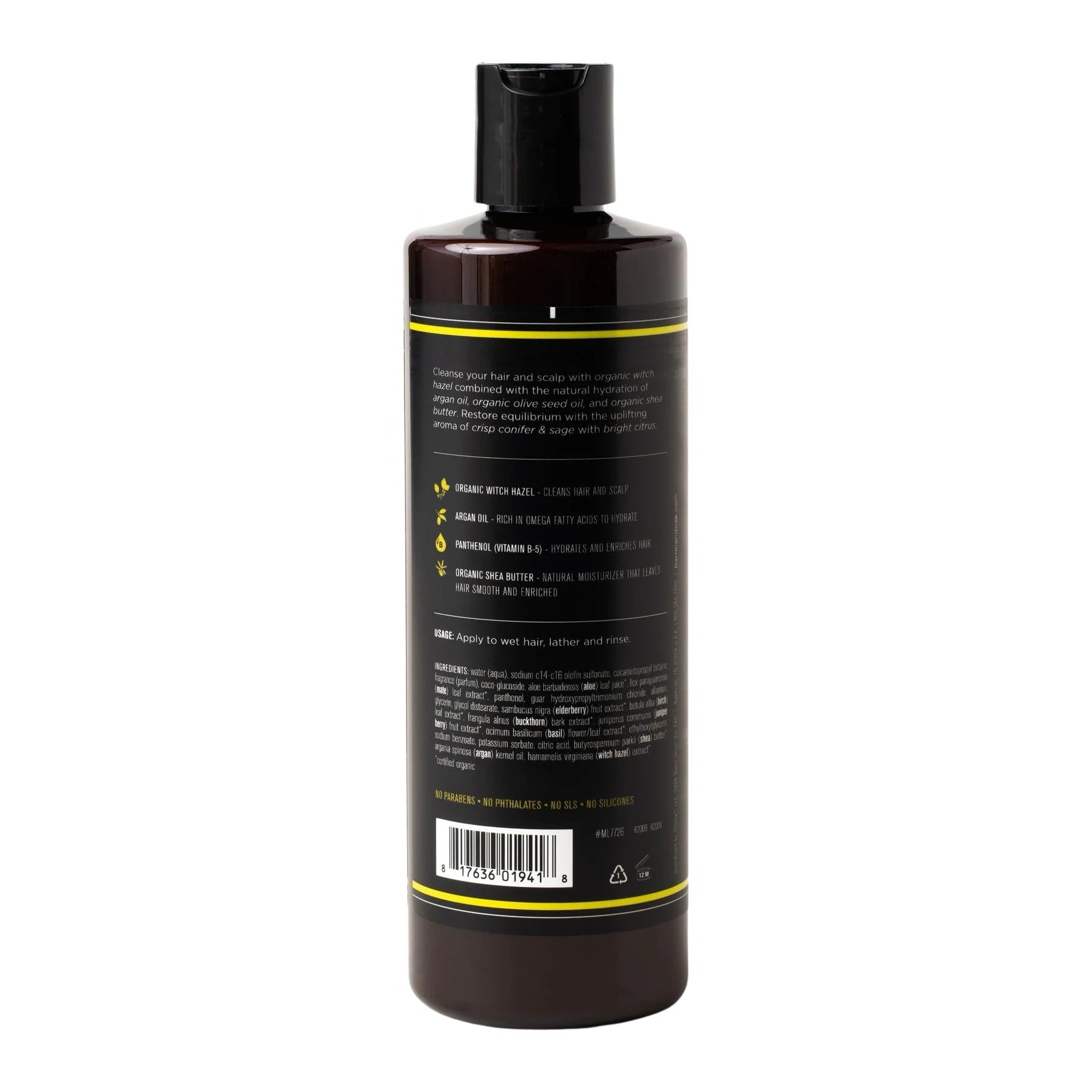Barrel & Oak 2-in-1 Shampoo & Conditioner Mountain Sage